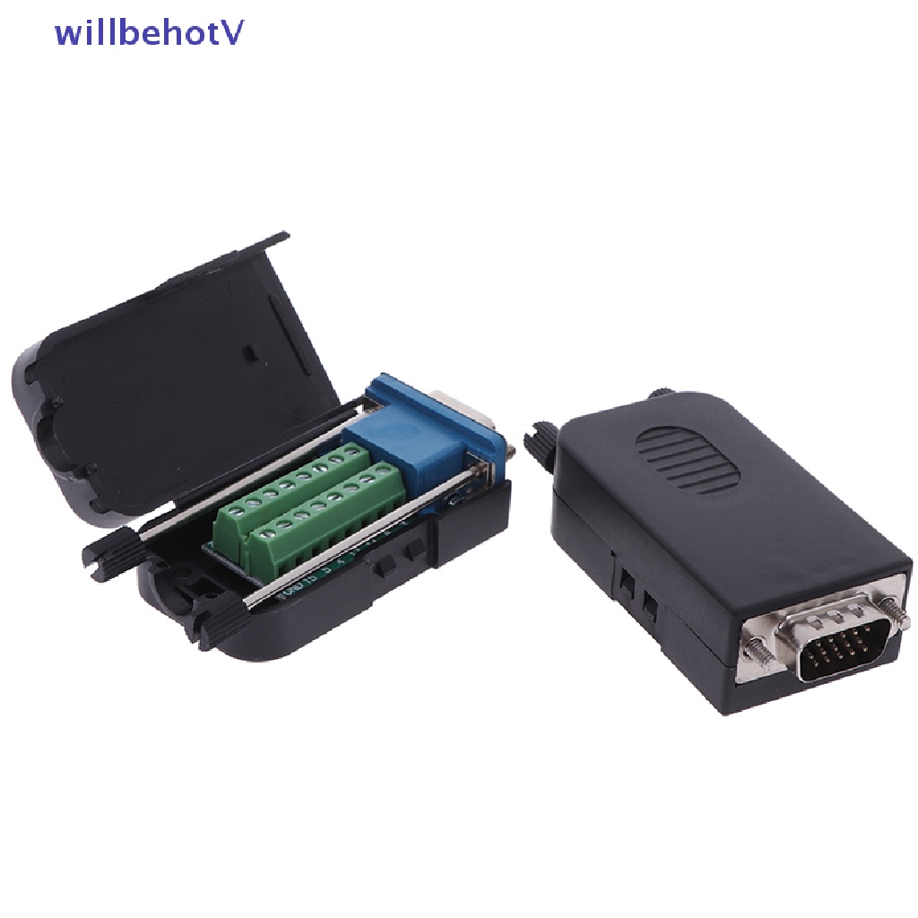 Phích Cắm Kết Nối D-SUB DB15 VGA 3 Hàng 15 Pin