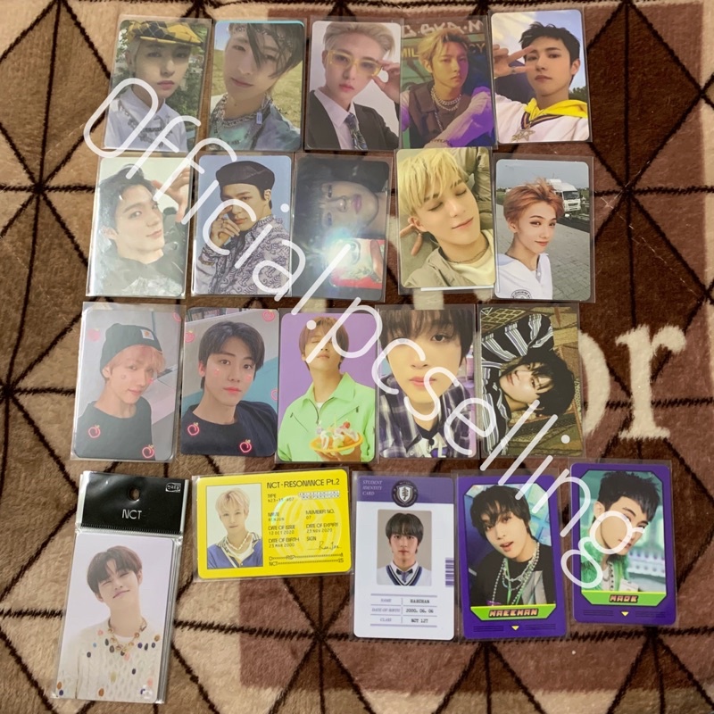 Photocard bo góc nhóm NCT DREAM chính hãng ảnh thẻ có sẵn