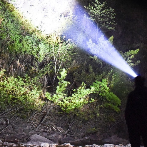 Đèn Pha LED Sạc 200W, Đèn Pin Đội Đầu Để Câu Cá, Săn Bắn, Cắm Trại