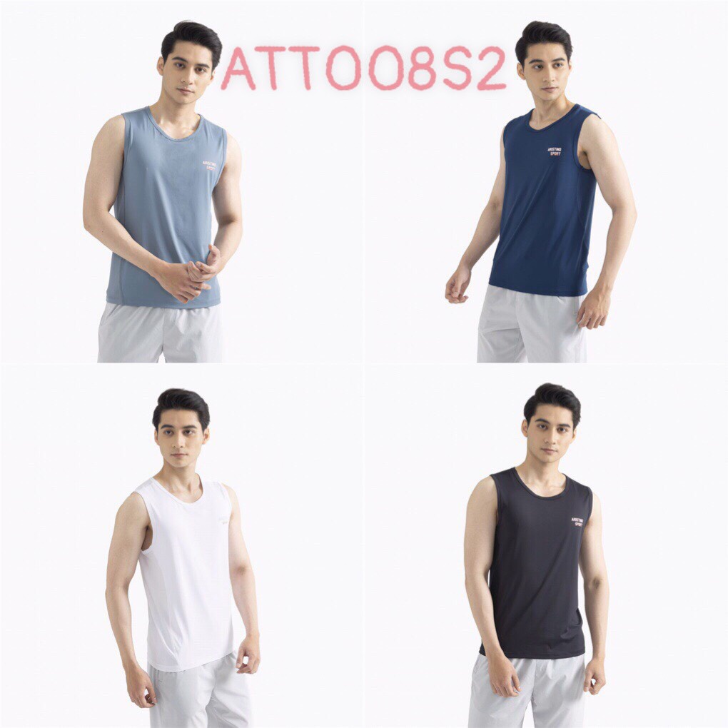 Áo sát nách tanktop nam Aristino ATT008S2 chất thể thao mềm mát, co giãn vận động thoải mái, trẻ trung