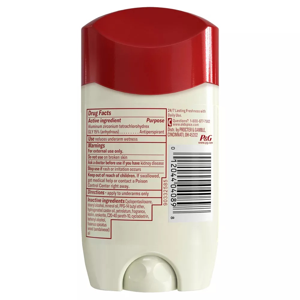 Lăn Sáp Khử Mùi Old Spice TIMBER ANTI PERSPIRANT 73g
