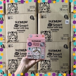 🍓SỈ Túi trữ sữa Sunmum 50 túi🍓[Thùng 12 hộp]