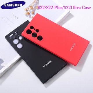 Original Samsung Galaxy A03 164 A03S A22 A51 M40S M32 F22 S21FE S22 / S22 Plus / S22 Ultra Liquid Silicone Case
