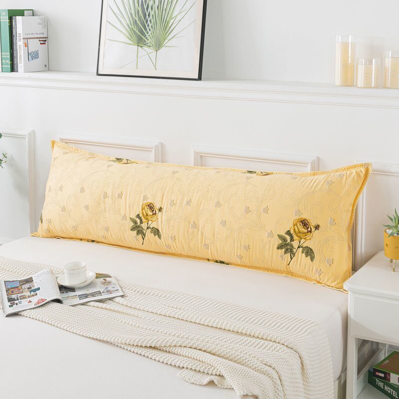 100% Pure Cotton Quilted Double Pillow Case 1.2 M 1.5M Lengthened 1.8M Household Thickened Cotton Co