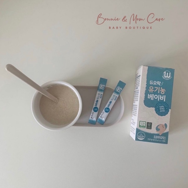 Men vi sinh DUOLAC ORGANIC Hàn Quốc giúp bé ăn ngon, tiêu hoá tốt