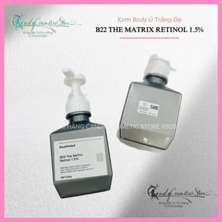 B22 The Matrix Retinol 1,5% Kem Dưỡng Trắng Da Body - 200gr