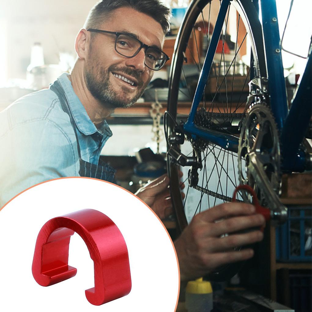 Set 10 Kẹp Cố Định Dây Phanh Xe Đạp Hình Chữ C Bằng Hợp Kim Nhôm Chắc Chắn