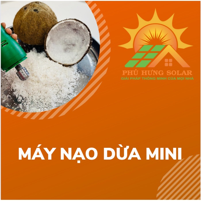 MÁY NẠO DỪA KHÔ MINI - NẠO DỪA CƠM NHUYỄN