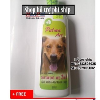 Hỗ trợ Ship- Dầu Tắm Chó mèo Palma Act - 300ml (Hanpet 102)