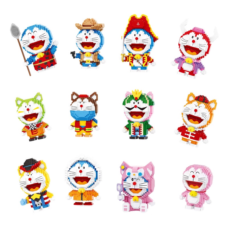 Hàng Có Sẵn Áo Thun Nam Tay Dài Cổ Tròn In Hình Doraemon Thời Trang200516Bộ Đồ Chơi Lắp Ráp Lego 25 Mảnh Ghép Hoạt Hình Cho Bé
