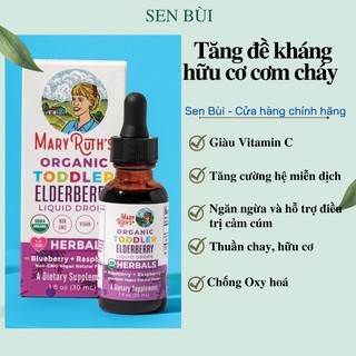 Tăng đề kháng hữu cơ Mary Ruth’s Organic Toddler Elderberry