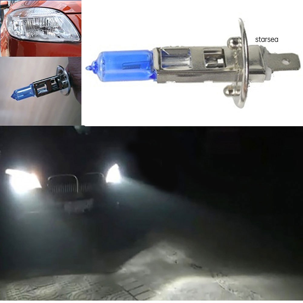 1 Bóng Đèn Pha Ô Tô Siêu Sáng H1 / 6000K 12V 100W