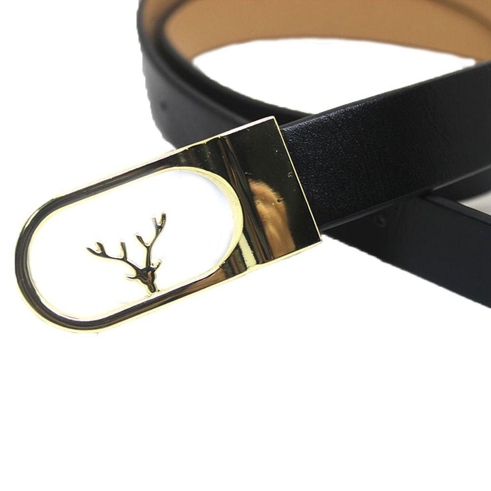 LOMBARD Thắt Lưng Da PU Phong Cách Retro Thanh Lịch Dễ Phối Đồ Dành Cho Nữ