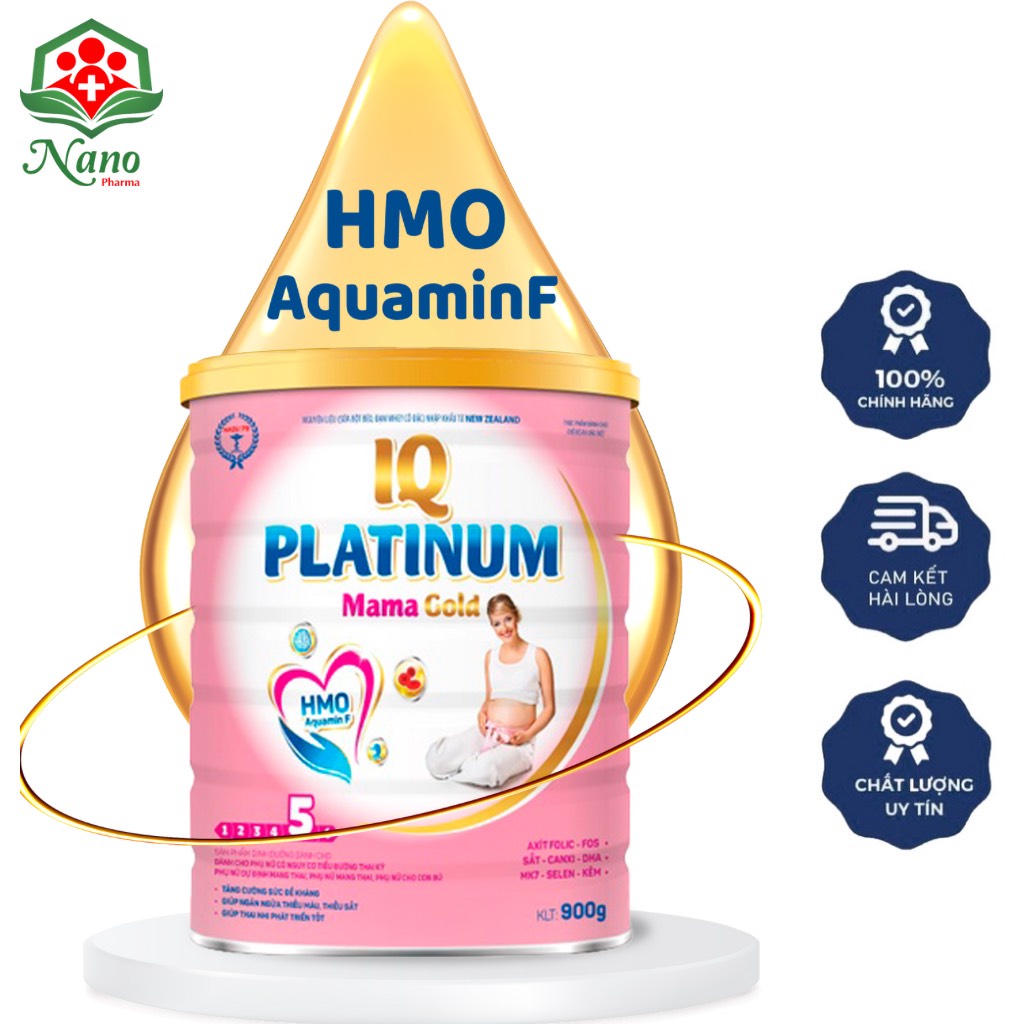 Sữa bột IQ PLATINUM MAMA tăng cường đề kháng ngăn ngừa thiếu máu, thiếu sắt, giúp thai nhi phát triển tốt