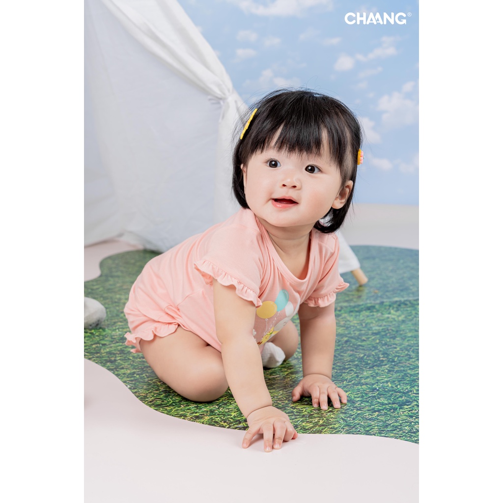 [CHAANG] Bộ cúc vai bèo Spring thỏ và vịt hồng