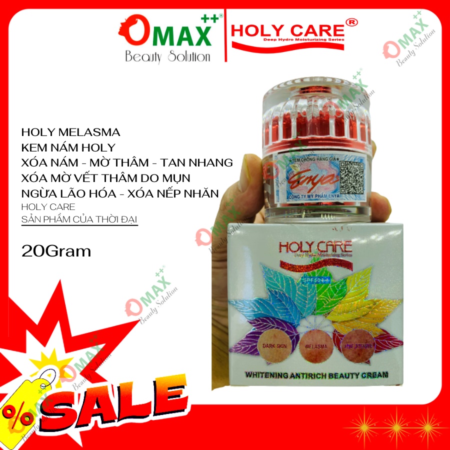 KEM HOLY CARE XOÁ THÂM - NÁM - ĐỒI MỒI - TAN NHANG 15G