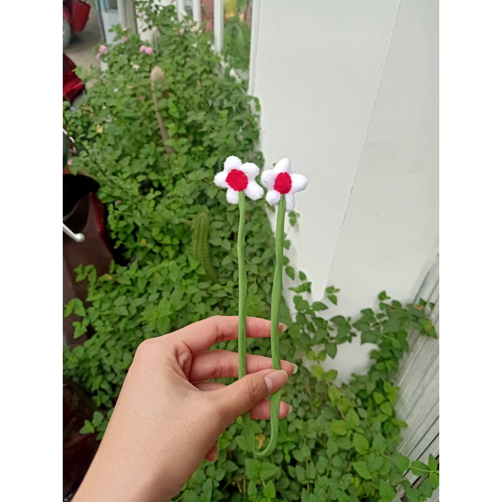 Hoa Nhí dễ thương, thân 15cm - gấu bông đình may