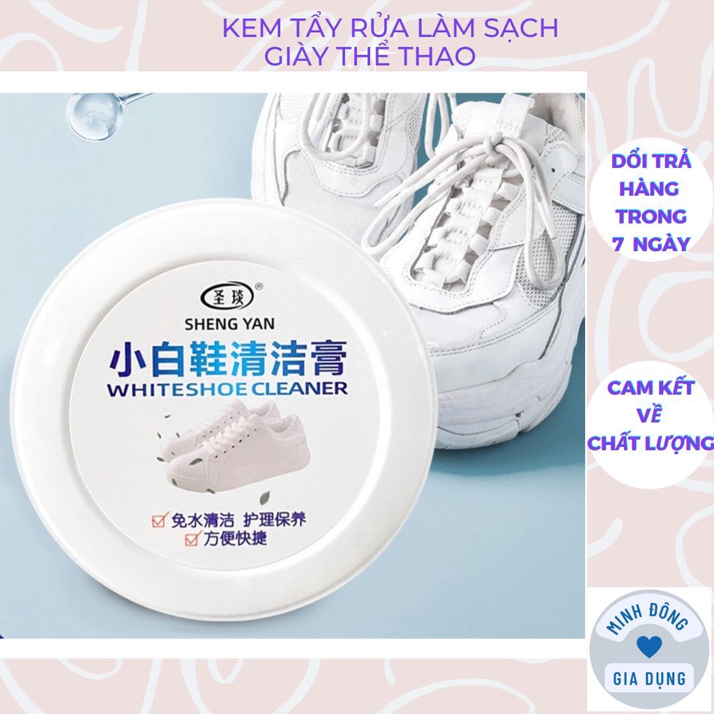 Kem vệ sinh giày da, ba lô, túi xách Sheng Yan - không cần nước