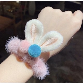COMBO 2 Dây buộc tóc lông tai thỏ