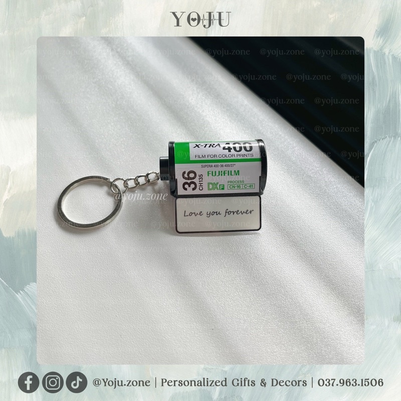 Móc Khóa Film Yoju.zone In 9 Hình Kỉ Niệm 🌸 Quà Sinh Nhật Handmade Độc Đáo Từ Cuộn Phim 🌸 -