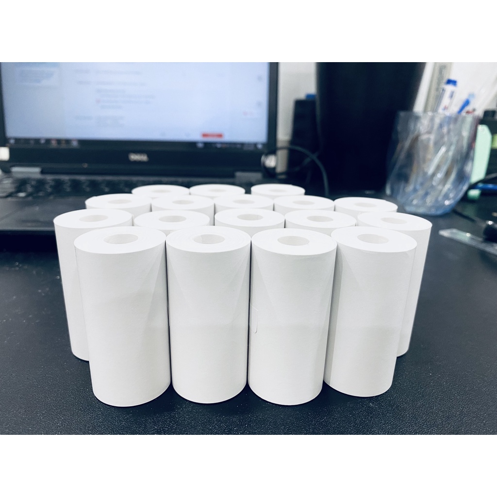 Giấy in nhiệt mini cho máy in bỏ túi 57x30mm