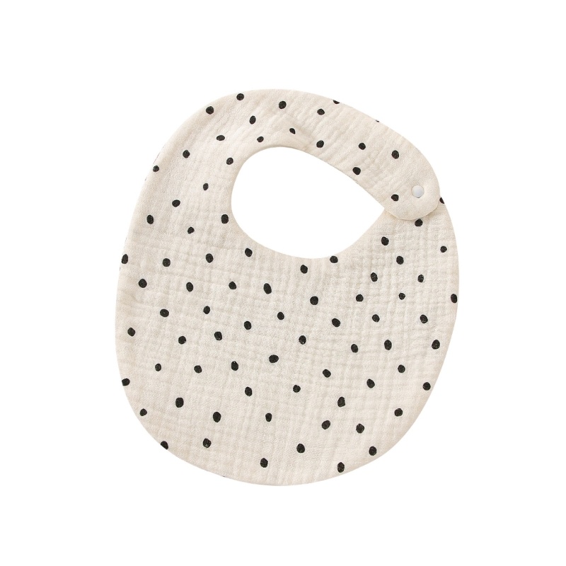 Yếm Ăn Cotton Thấm Hút Tốt Dễ Thương Cho Bé Sơ Sinh