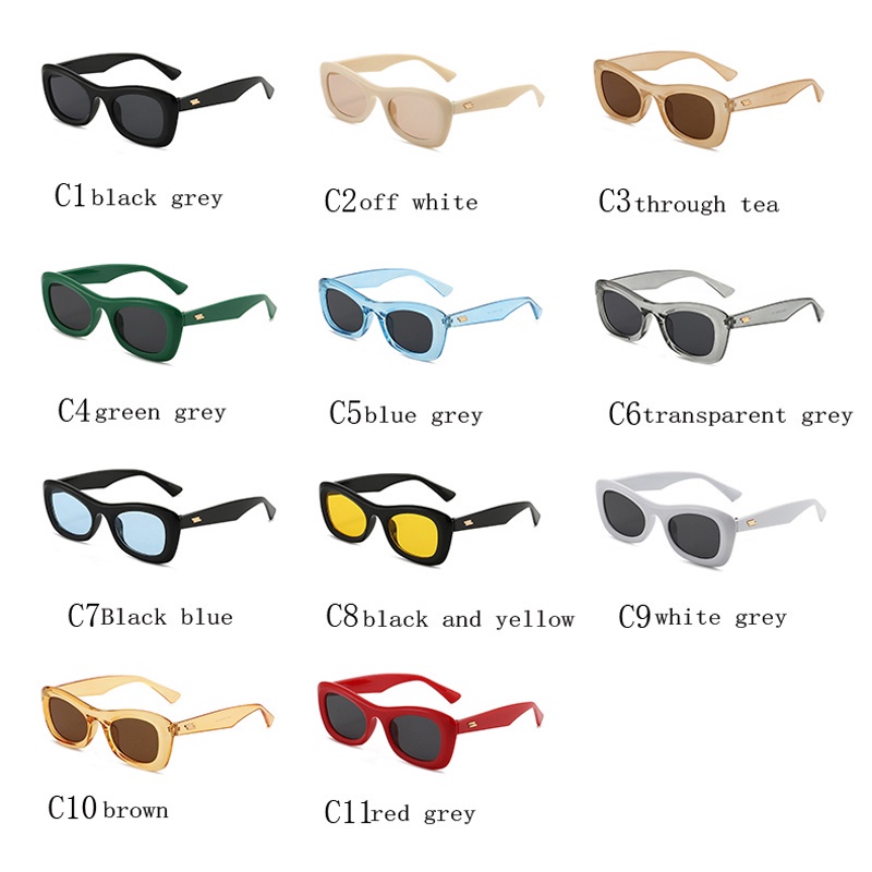 Kính mát chống tia UV400 thời trang hiphop năng động cho nam nữ