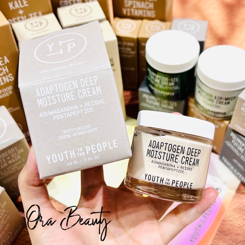 Kem dưỡng ẩm bảo vệ da Youth To The People Adaptogen Deep Moisture Cream