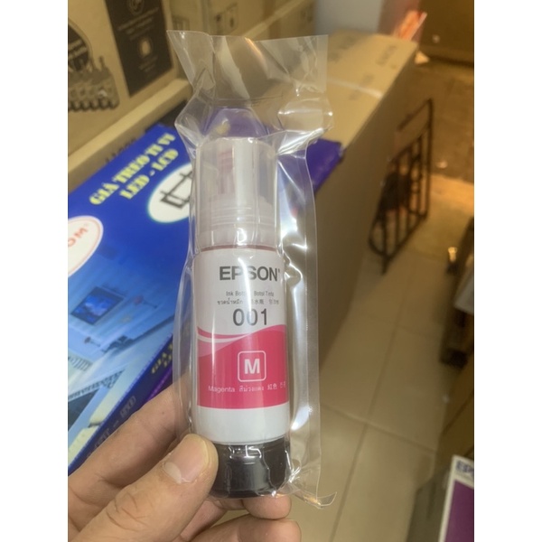 Mực 001 sử dụng cho các dòng máy  Epson EcoTank L4150/ L4160/ L4260/ L4266/ L6160/ L6170/ L6190/ L6260/ L6270/ L6290