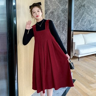 Yếm bầu mùa thu đông công sở chất đẹp không kèm áo