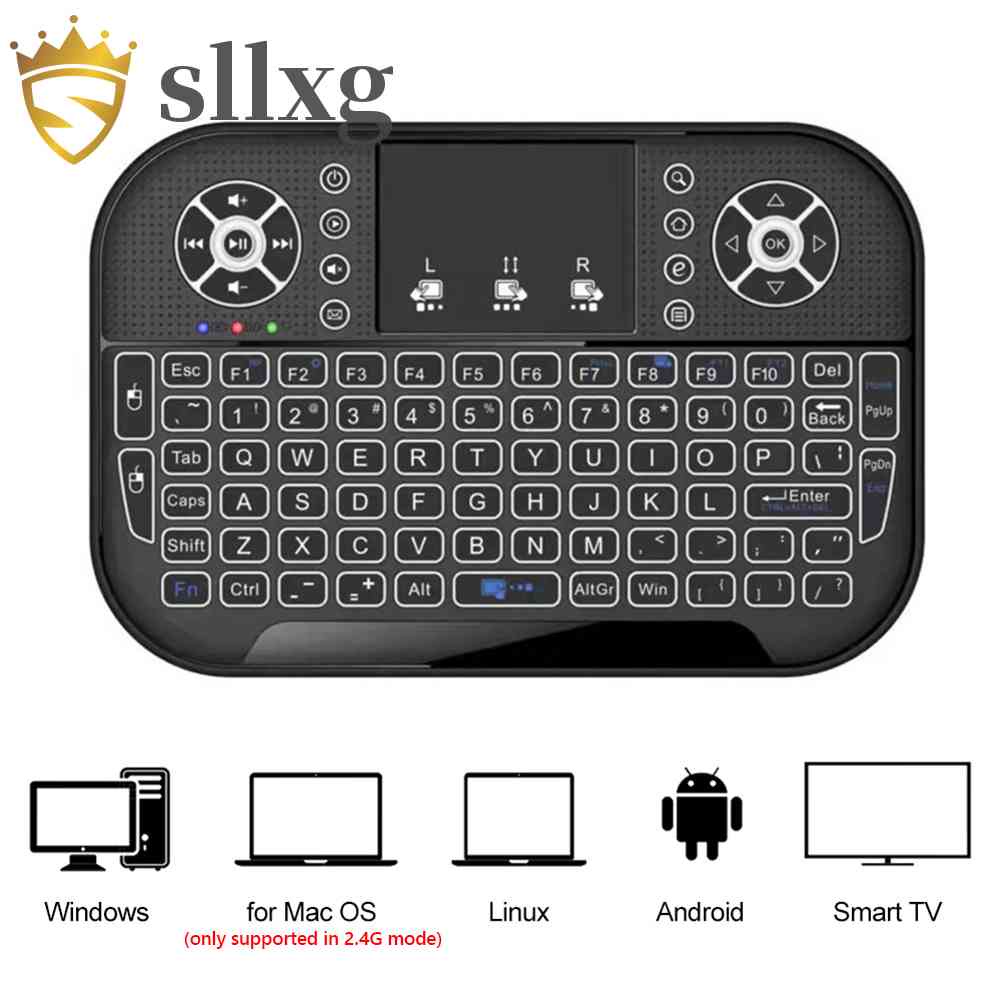 Bàn PhíM TíCh HợP ChuộT Bay Bluetooth 2.4G Không Dây Cho TV Box
