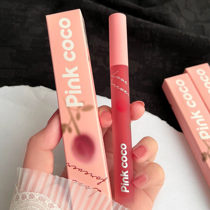 Son Lì Pinkco Chất Son Không Phai Không Dính Cốc Màu Sắc Thời Trang