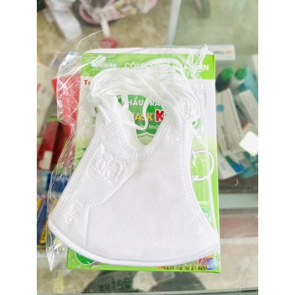 Khẩu trang trẻ em 3D Kids Mask Hộp 10 Cái Công nghệ Nhật bản