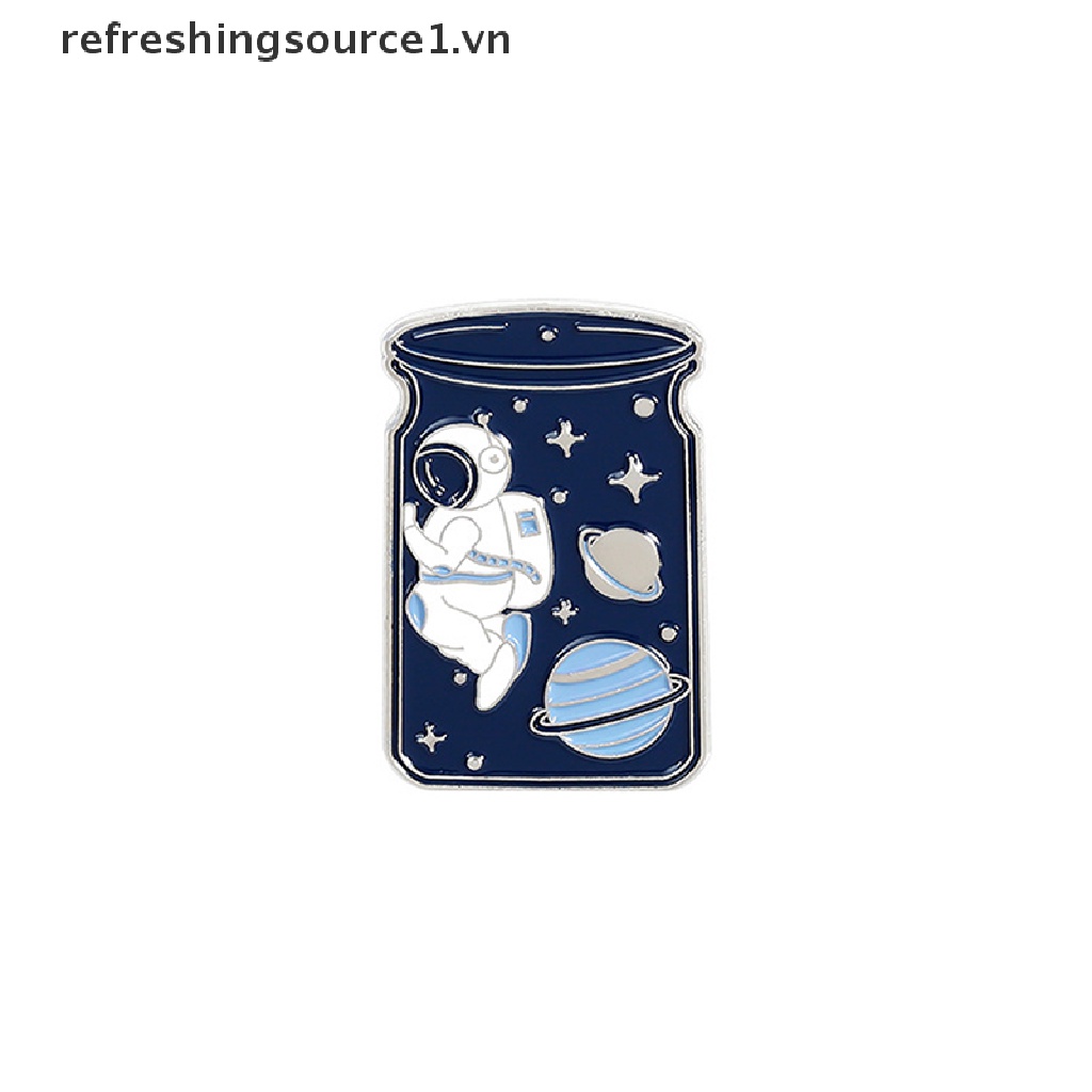 Bộ 5 Huy Hiệu Cài Áo Hình Phi Hành Gia / Cá Voi Tráng Men Độc Đáo 1.vn