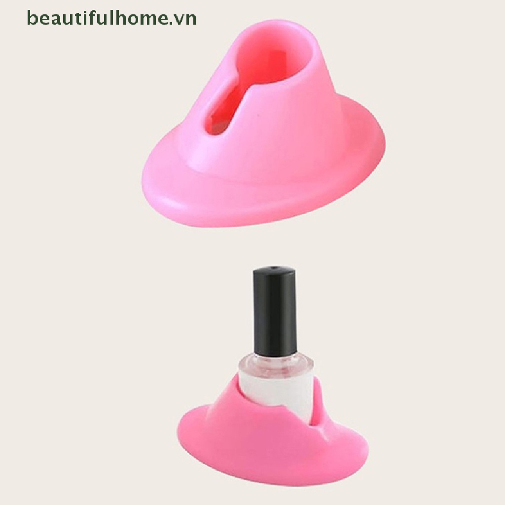 1 Giá Đỡ Lọ Sơn Móng Tay DIY Bằng Silicon Mềm Tiện Lợi