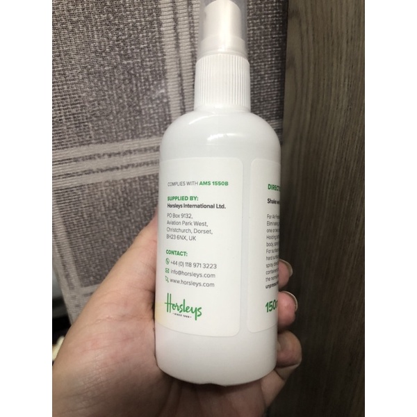 XỊT PHÒNG HORSLEY 150ml hương chanh