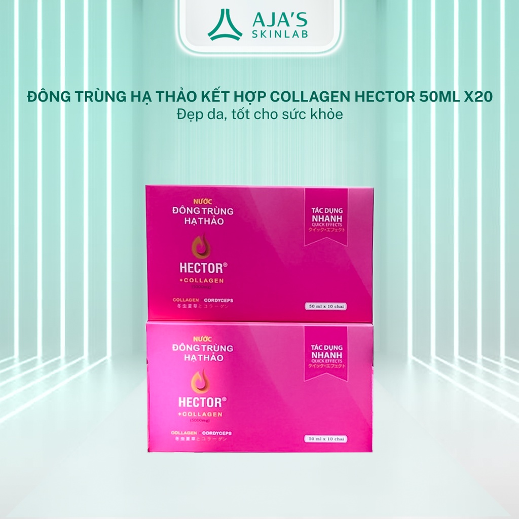 Nước đông trùng hạ thảo bổ sung thêm Collagen Hector 50ml x 20 chai