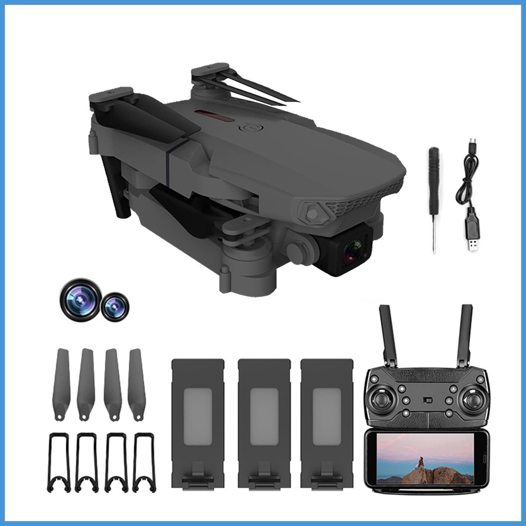 Máy Bay Điều Khiển Từ Xa Có Camera HD 4k RC 4k Cho E88 Pro 4k HD