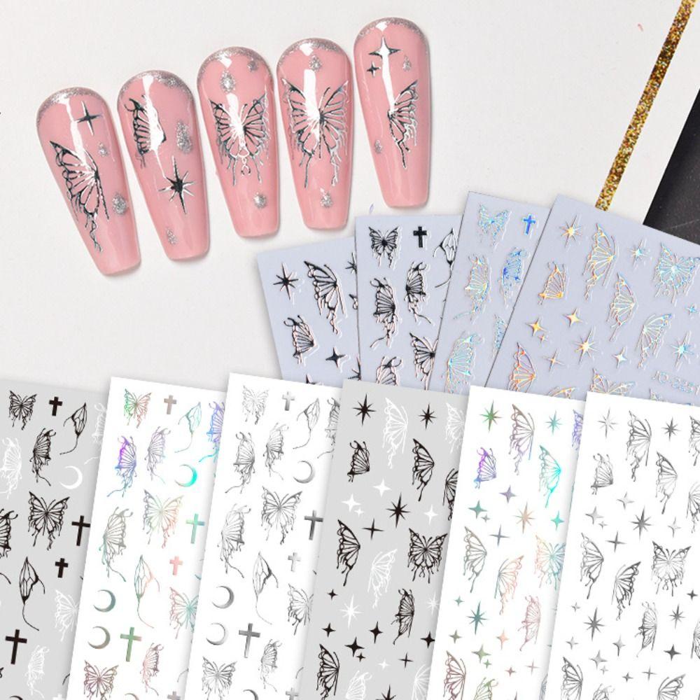 MAXG Sticker Dán Móng Nghệ Thuật Ba Chiều Mới