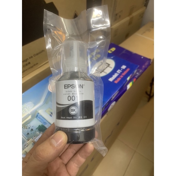Mực 001 sử dụng cho các dòng máy  Epson EcoTank L4150/ L4160/ L4260/ L4266/ L6160/ L6170/ L6190/ L6260/ L6270/ L6290