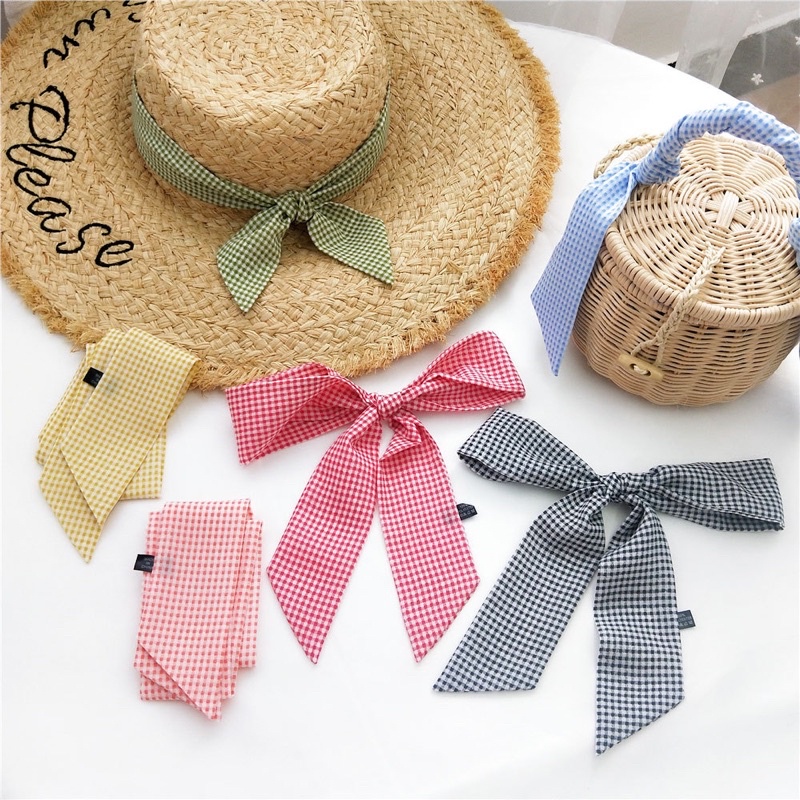 Khăn dài quấn túi xách - Khăn dài choàng cổ dễ thương