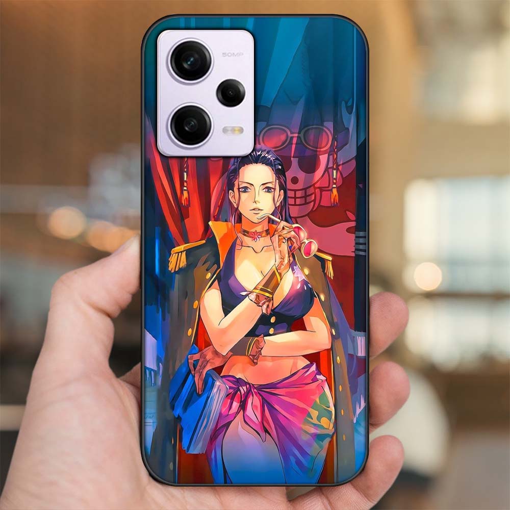 Ốp lưng Xiaomi Redmi Note 12 viền đen in hình Nico Robin One Piece Đảo Hải Tặc