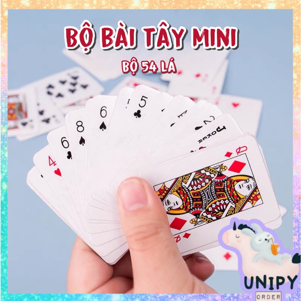 Bộ Bài Tây 54 Lá Mini Siêu Đáng Yêu | Bài Sưu Tầm
