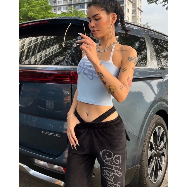 Áo Ống Áo Quây Nữ Higher Tubetop - Pink/Blue