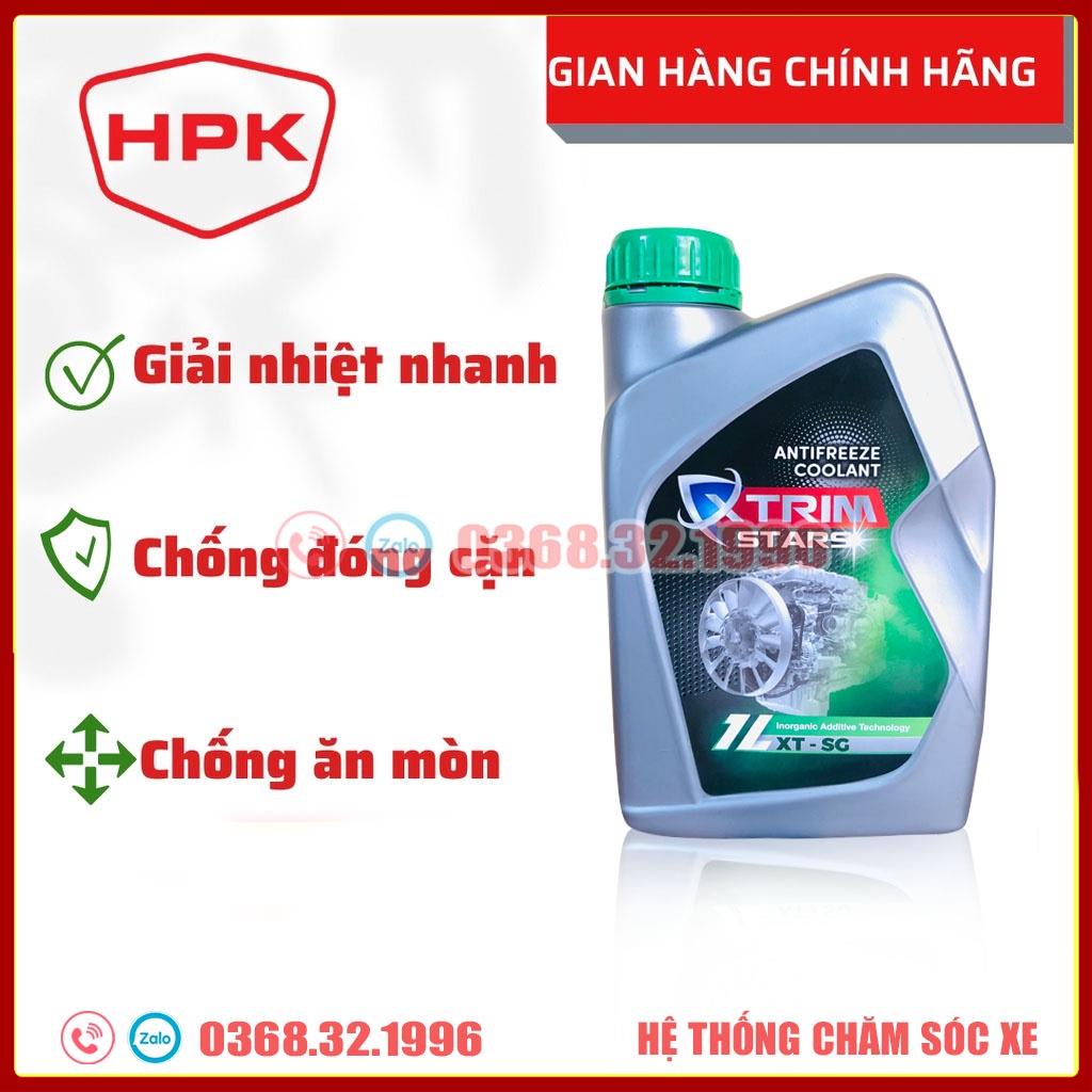 Nước Làm Mát Động Cơ Ô Tô - Xe Máy - Tàu Thuyền XTRIM HPK Màu Xanh Cao Cấp Từ Hàn Quốc