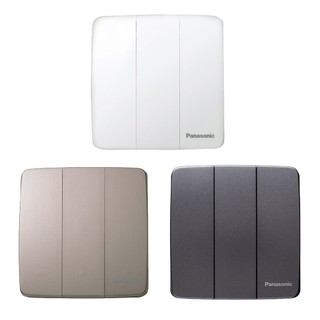 Bộ 3 công tắc b, 1 chiều 16a panasonic dòng minerva wmt505-vn, wmt505myz-vn, wmt505myh-vn