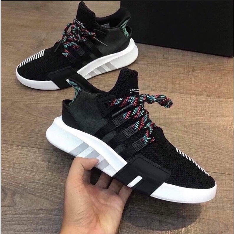 Giày Thể Thao Sneaker eqt màu trắng gót xanh HỖ TRỢ ĐỔI TRẢ TRONG 15 NGÀY !