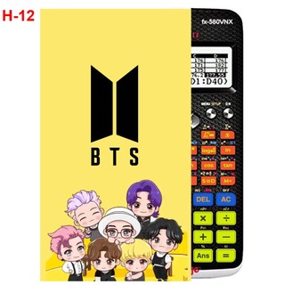 Miếng dán máy tính bts casio fx570, fx580 ....nhóm nhạc hàn quốc