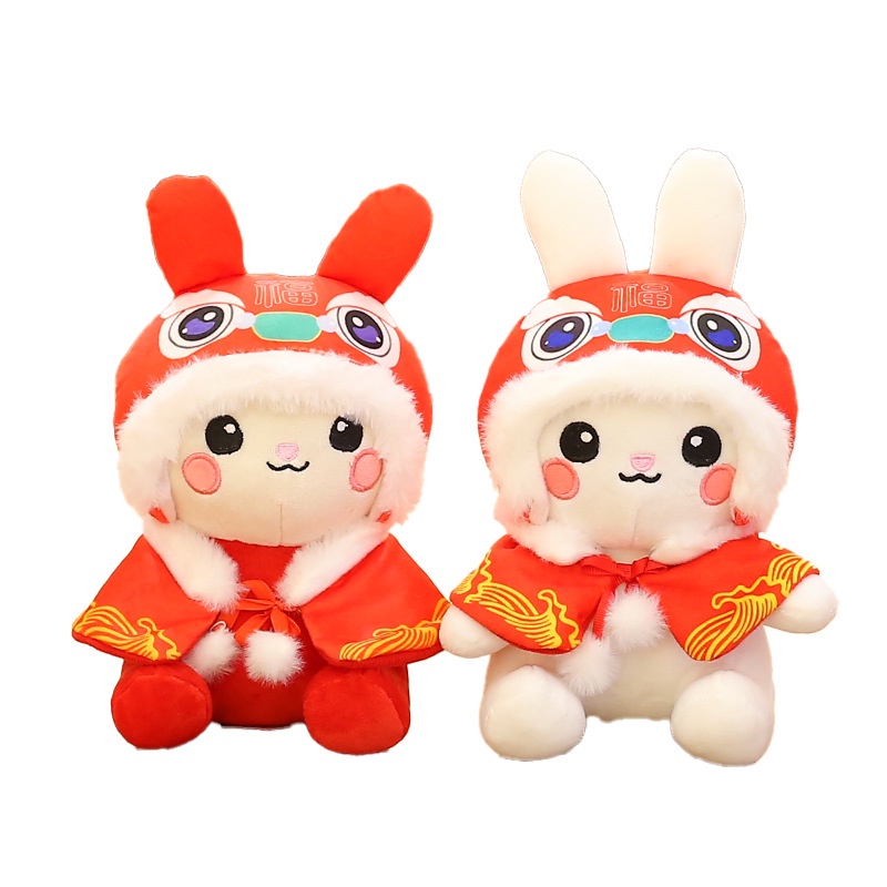 Thỏ Nhồi Bông Thiết Kế Xinh Xắn Dễ Thương