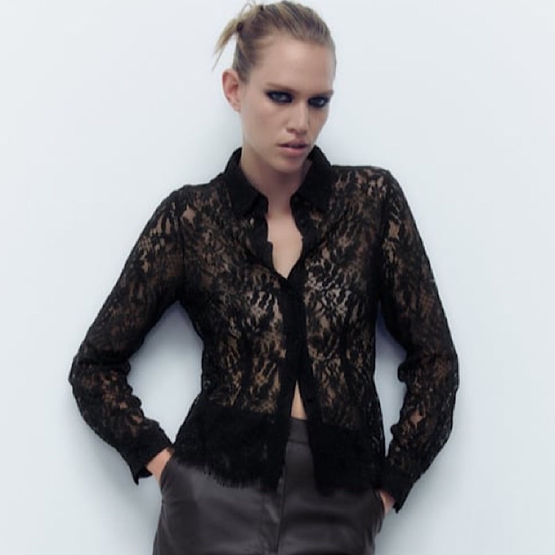 Áo Sơ Mi Ren Zara Auth